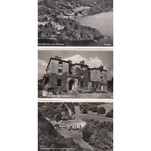 The Salutation Storrs Hall 3x Real Photo Hotel Cumbria Postcard s
