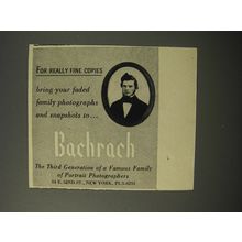 1953 Bachrach Photography Advertisement - For really fine copies