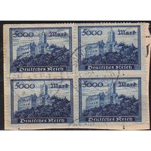 GERMANY REICH [1923] MiNr 0261 a ( BStk ) [04] 2x 2er