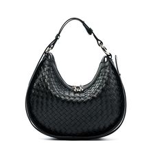 Women Genuine Leather Shoulder Bags Classic Crossbody Purses for Lady Handbag Bl