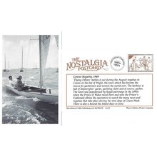 Postcard Cowes Regatta 1949 Yacht Flying Fifteen Isle of Wight - Nostalgia