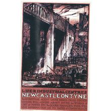 UK RAIL ADVERISING L.N.E.R. NEWCASTLE ON TYNE CARD NO 10176031