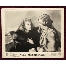 OLD ACQUAINTANCE (1943) UK FOH / Lobby card ***Bette Davis***