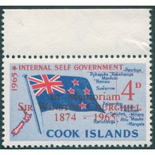 Cook Islands 1966 4d Churchill Commemoration SG179 MNH