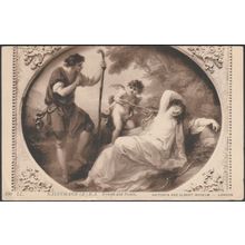 Angelica Kauffmann - Nymph and Swain, 1910 - Lévy Postcard LL100