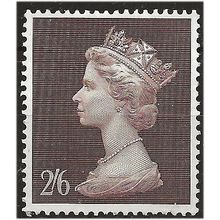 1969 SG787 2/6d Black Brown Machin Hgh Value Unmounted Mint..