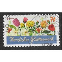GER 2016 €0.70 (S/A) 'GREETINGS - HERZLICHEN GLUCKWUNSCH' FINE USED (EBID57-177)