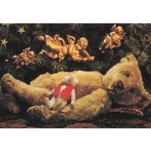 Teddy Bear Funeral RIP Golden Angels of Death Teddies Postcard