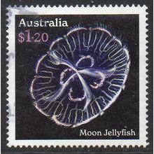 Australia 2023 Jellyfish : Underwater Wonders - Moon Jellyfish $1.20 Sheet Used