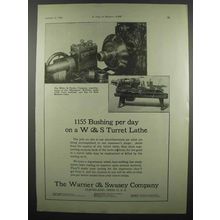 1924 Warner & Swasey Turret Lathe Ad - 1155 Bushing Day