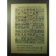 1970 Christmas Seals Ad - Isn't Christmas Without