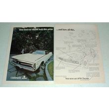 1970 Chrysler 300 Car Ad - Look Great, Have All This!