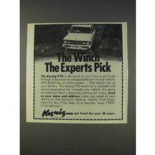 1977 Koenig PTO Winch Ad - The Experts Pick