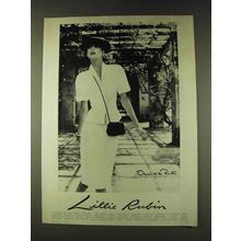 1979 Lillie Rubin Oscar de la Renta Fashion Ad