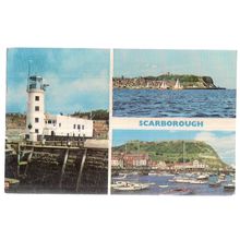 multiview, SCARBOROUGH, YORKSHIRE. used postcard, by Dennis 1969 postmark =