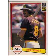 1982 Donruss baseball card 271 Barry Evans