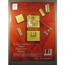 1965 Dunhill Cigarettes Ad - The House of Dunhill presents Dunhill Virginia