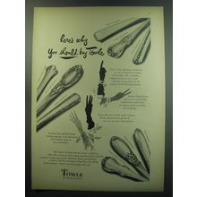 1949 Towle Sterling Silverware Ad - Here's why you should buy Towle