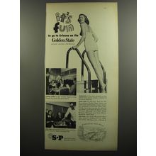1953 Southern Pacific Railroad Ad - It's fun to go to Arizona