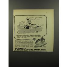 1953 Durabilt Companion Iron Ad - Now Franklin, if you hand't forgotten