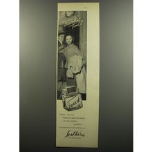 1953 Lentheric Tweed Perfume Ad - Travelin' Time?