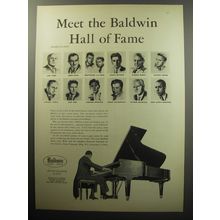 1957 Baldwin Pianos Ad - Meet the Baldwin Hall of Fame (Seventh of a series)