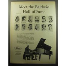 1957 Baldwin Pianos Ad - Meet the Baldwin Hall of Fame (Sixth of a series)