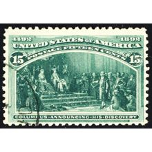 238, Used 15¢ FVF Lightly Cancelled Stamp - Stuart Katz