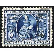 330, Used 5¢ VF Nicely Centered Stamp * Stuart Katz