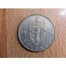 Norway 1979 5 Krone Coin