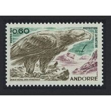 Andorra Fr. Golden Eagle Bird 1972 MNH SG#F238 MI#240