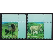 Moldova Sheep Breeds 2v Corners 2014 MNH SG#858-859