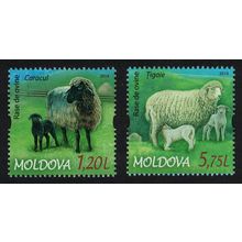 Moldova Sheep Breeds 2v 2014 MNH SG#858-859