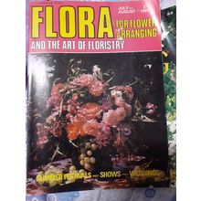 vintage july august 1986 flora flower arranging mag selection shown