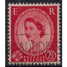 GB 1957 QE2 2 1/2d Red Wilding type 2 Wmk 165 SG 544b. ( H1242 )