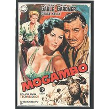 MOGAMBO Clark Gable / Ava Gardner FILM "POSTER" PICTURE ~ POST FREE