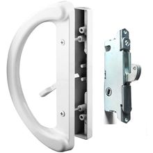 Patio Door Handle Set + Mortise Lock 45° Perfect Replacement for Sliding Glass D