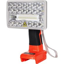 YEX-BUR LED Work Light for Black and Decker 20V Battery, 18W 2000LM Portable Spo