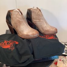 Freebird Detroit Leather Boot SZ 9 Nib Taupe NOB B2