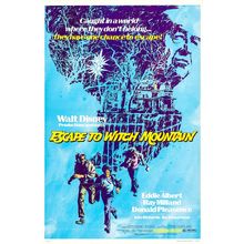Escape to Witch Mountain (1975)_0 Movie Film Poster Canvas iconic design