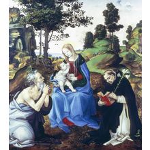 Lippi_Filippino_Holy_Family Art Gallery Poster Canvas Print Wall Decoration A0 A