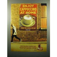 2005 Folgers Cappuccino Ad - Enjoy At Home