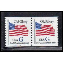 2890 32c G Old Glory Very Fine MNH CNP Left A3433 PA1559