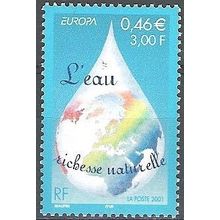 France 2001 Michel 3528 Neuf ** Cote (2008) 1.50 € Europa CEPT L'eau