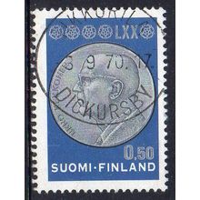 Finland 1970 70th Anniversary of Birth of President Urho Kekkonen 0,50Mk Used