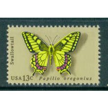1712 13c Swallowtail Butterfly Fine MNH MA0668