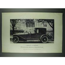 1919 Locomobile Cabriolet Locomobile Car Ad