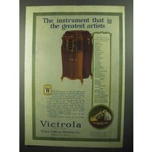 1920 Victor Victrola Ad - Instrument That Is Greatest