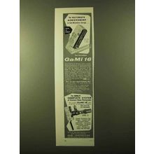 1957 Gami 16 Camera Ad - The Ultimate Achievement