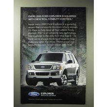 2005 Ford Explorer Ad - New Roll Stability Control